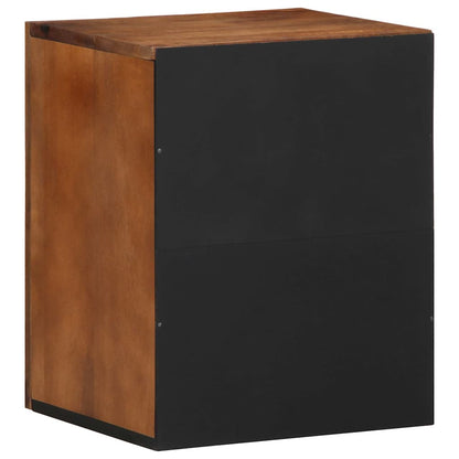 vidaXL Wall Cabinet Honey Brown 38 x 33 x 48 cm Solid Mango Wood 5
