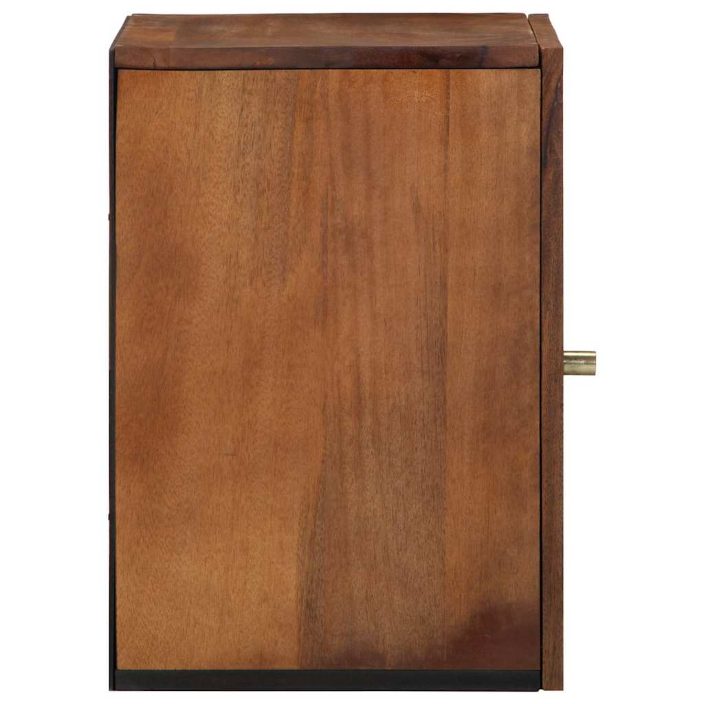 vidaXL Wall Cabinet Honey Brown 38 x 33 x 48 cm Solid Mango Wood 4
