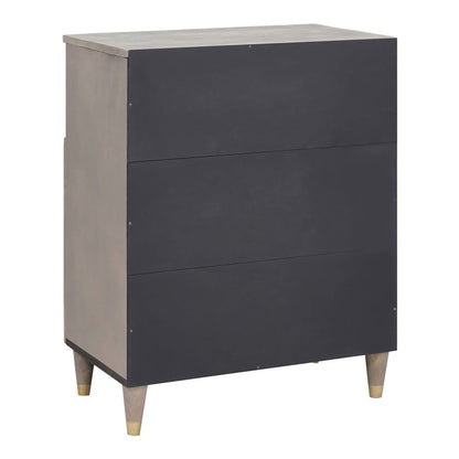 Sideboard 60 x 33 x 75 cm Solid Mango Wood Grey