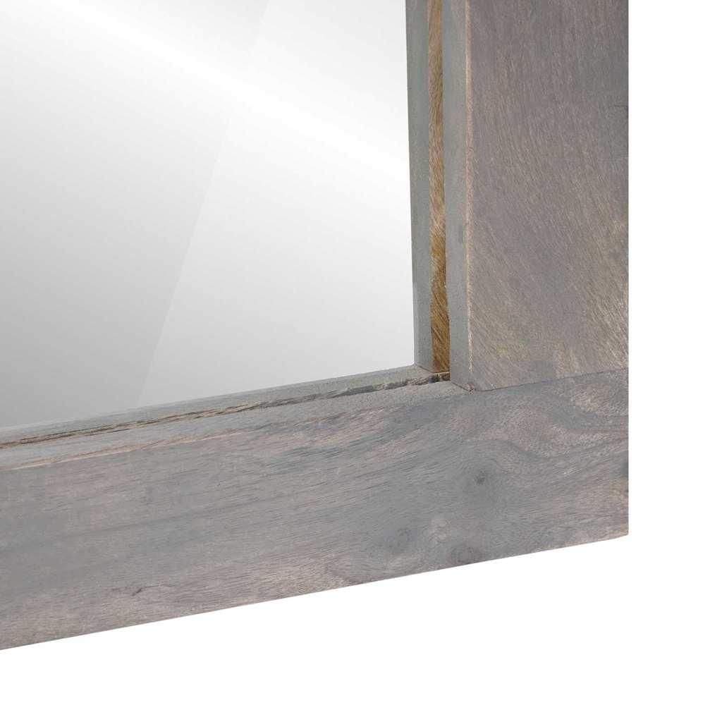 vidaXL Bathroom Mirror Grey 70 x 50 x 2.5 cm 5