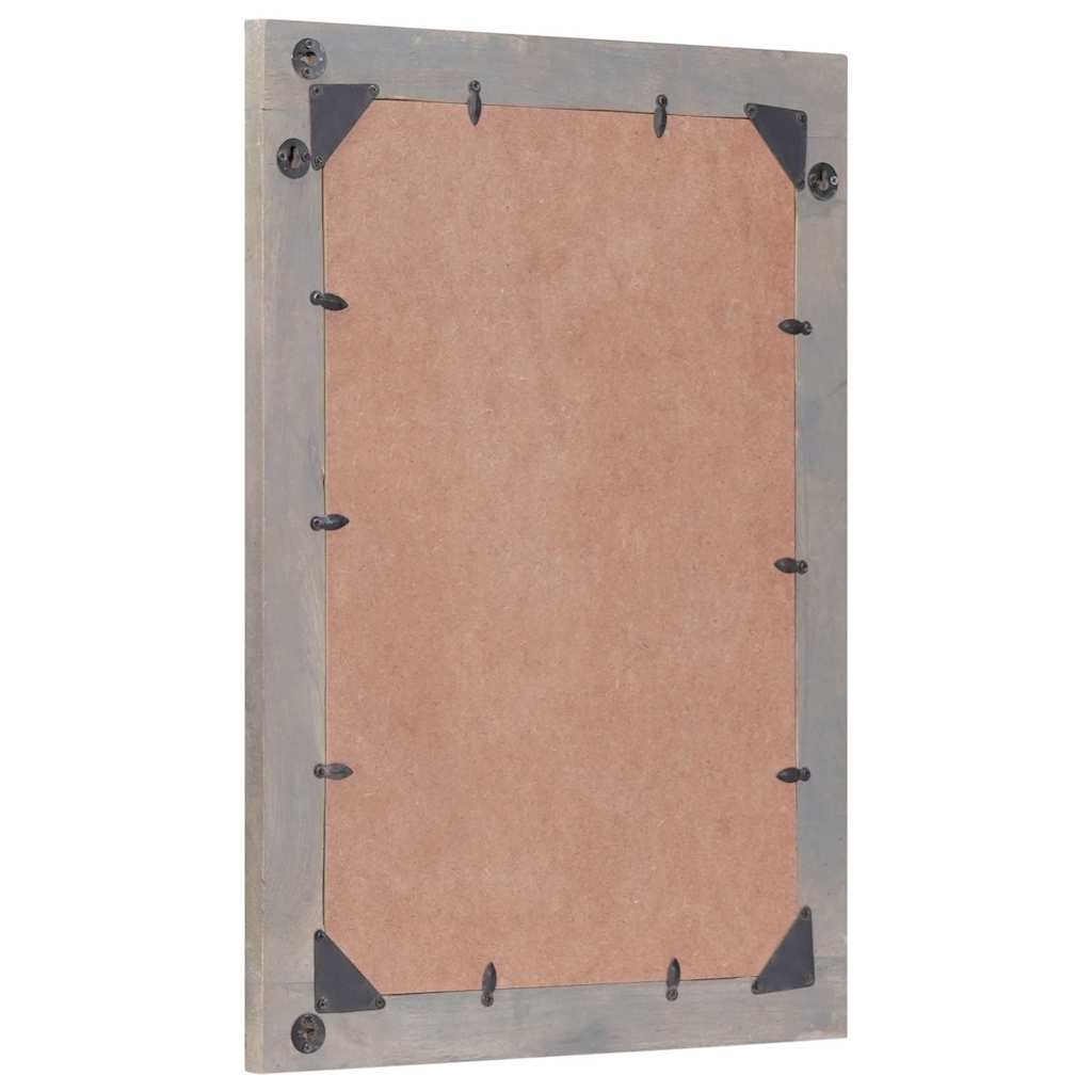 vidaXL Bathroom Mirror Grey 70 x 50 x 2.5 cm 3