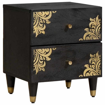 vidaXL Bedside Cabinet 40 x 33 x 46 cm Solid Mango Wood