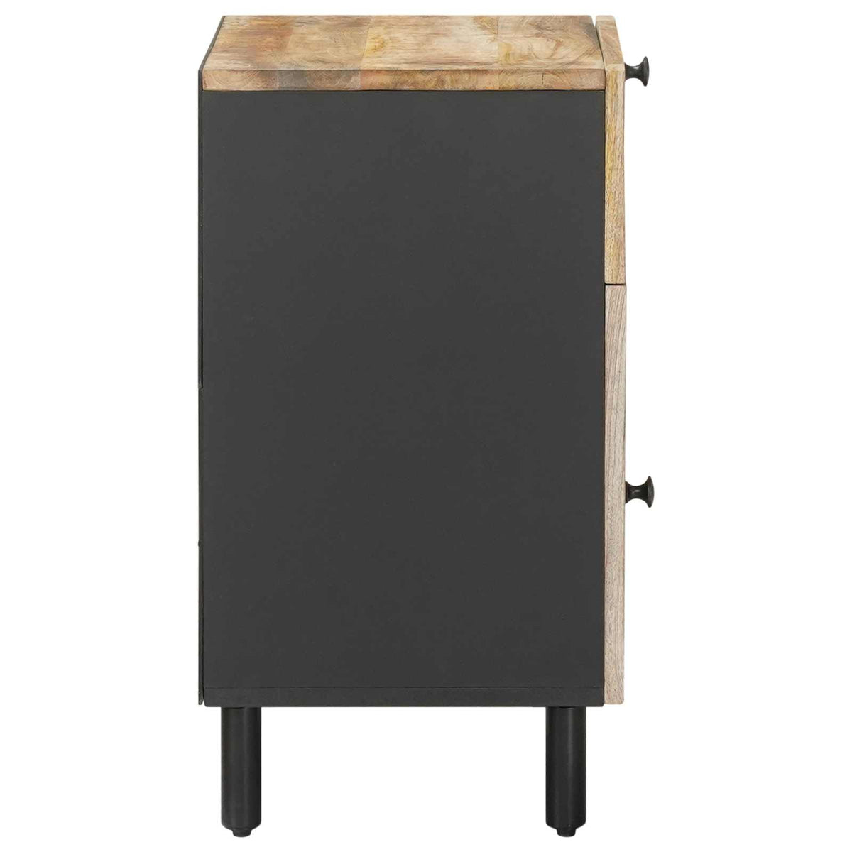 vidaXL Bedside Table Natural 50 x 33 x 60 cm Solid Mango Wood 5