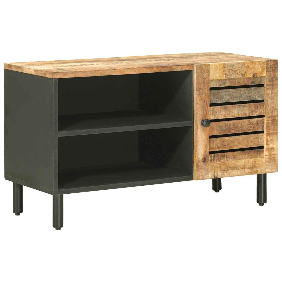 vidaXL Storage Cabinets Natural 80 x 33 x 46 cm Solid Mango Wood 2