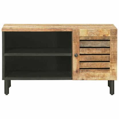 vidaXL Storage Cabinets Natural 80 x 33 x 46 cm Solid Mango Wood 4