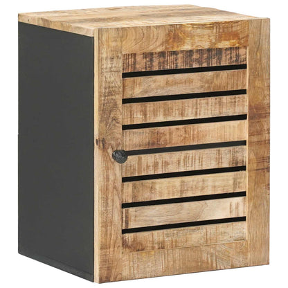 vidaXL Hanging Cabinet with Storage Brown and Black 38 x 33.5 x 48 cm 2