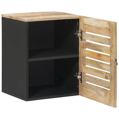 vidaXL Hanging Cabinet with Storage Brown and Black 38 x 33.5 x 48 cm 3