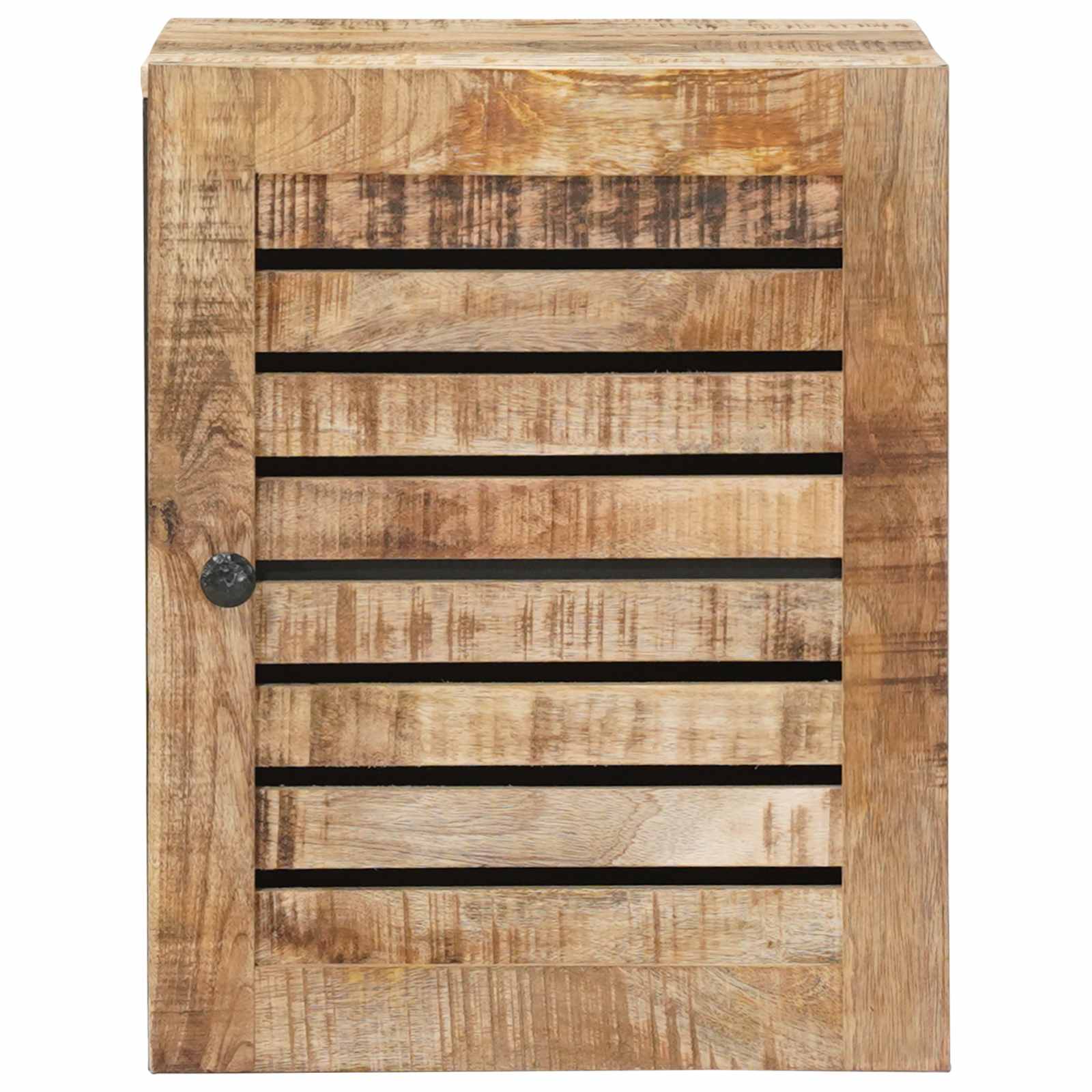 vidaXL Hanging Cabinet with Storage Brown and Black 38 x 33.5 x 48 cm 4