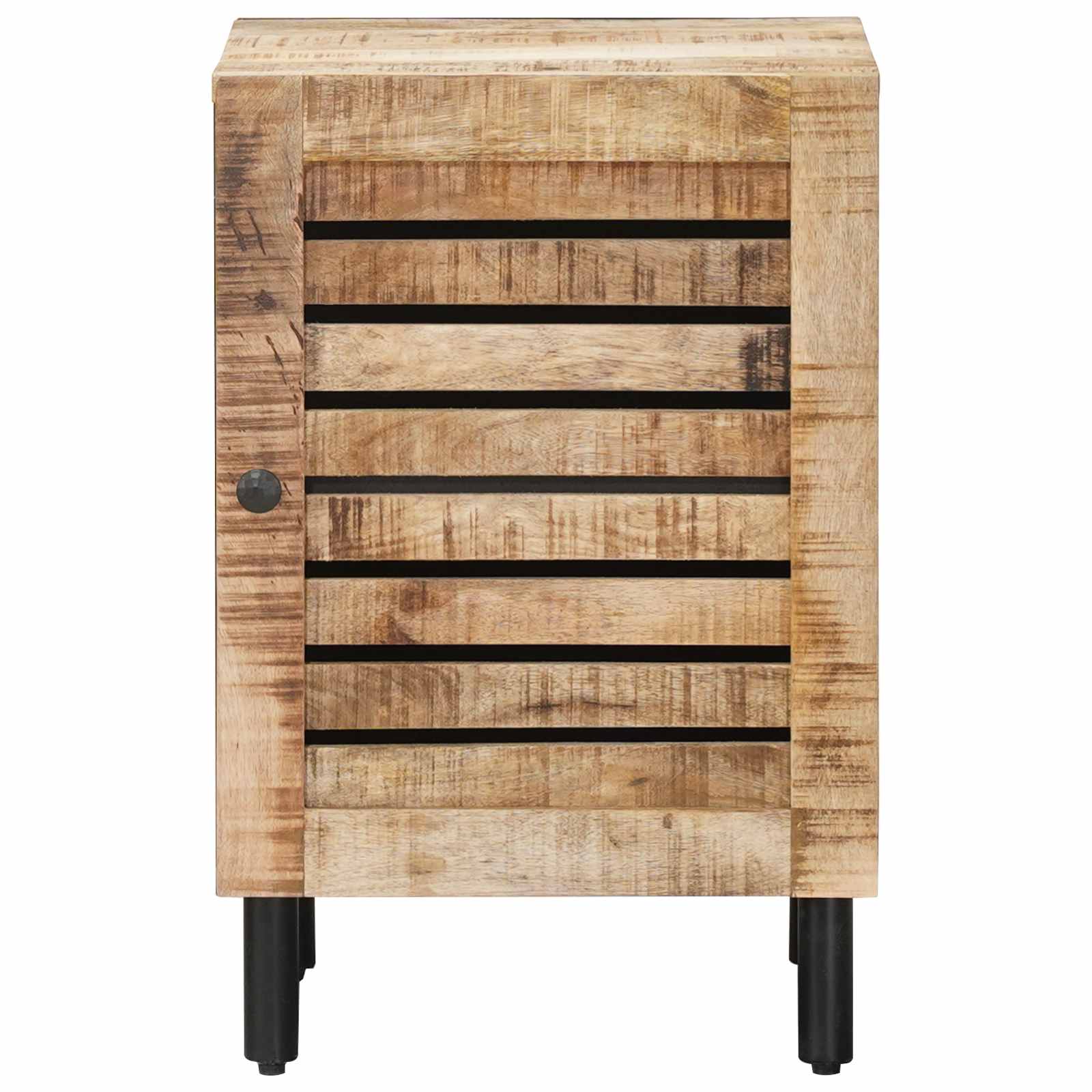 vidaXL Bathroom Cabinet with Storage Brown and Black 38 x 33.5 x 58 cm 4