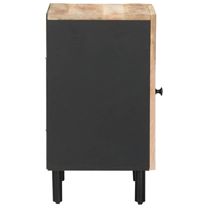 vidaXL Bathroom Cabinet with Storage Brown and Black 38 x 33.5 x 58 cm 5
