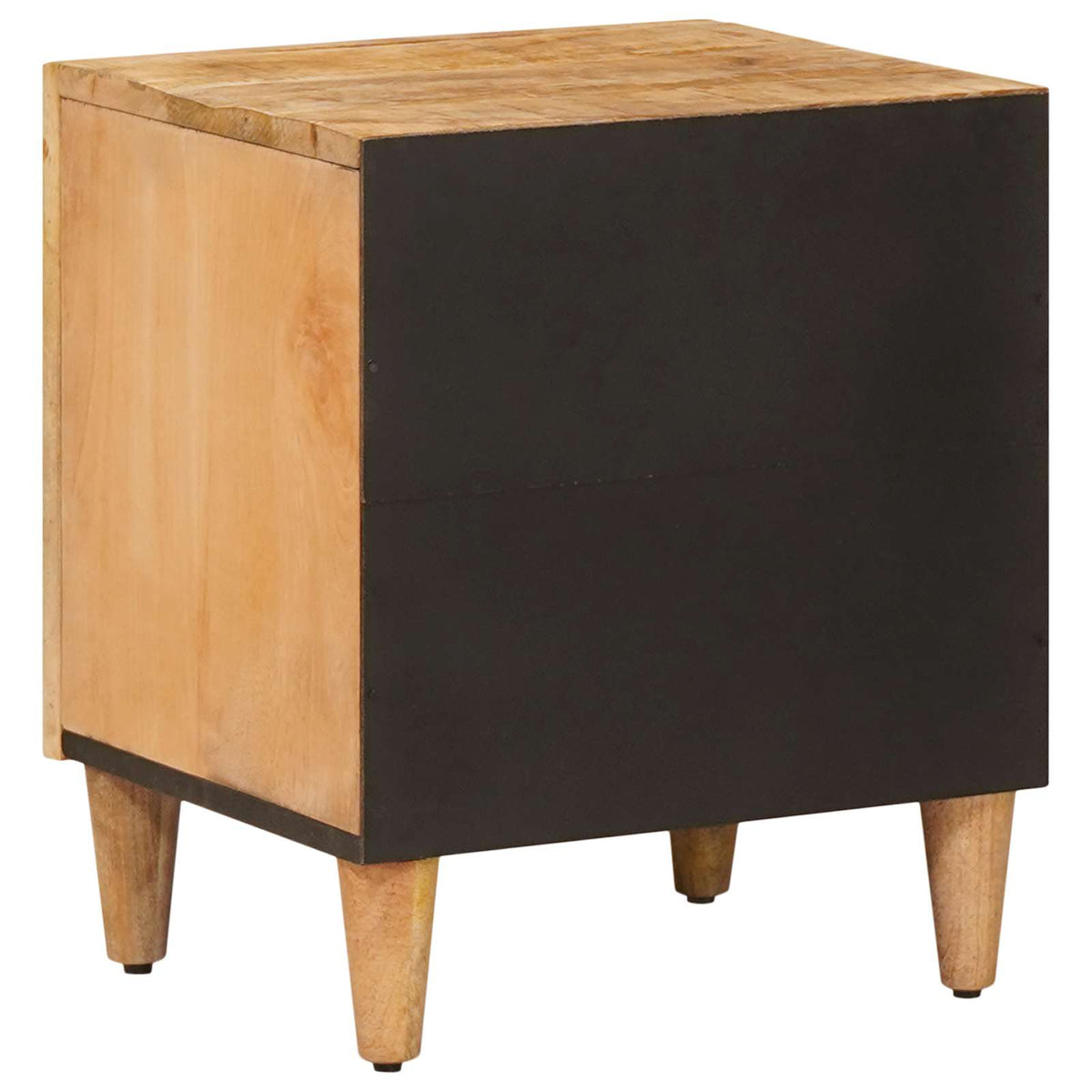 vidaXL Bedside Table Brown 40 x 33 x 46 cm Solid Mango Wood 5