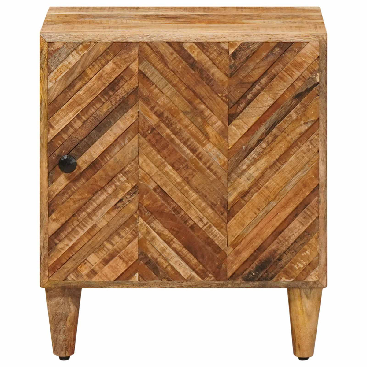 vidaXL Bedside Table Brown 40 x 33 x 46 cm Solid Mango Wood 3