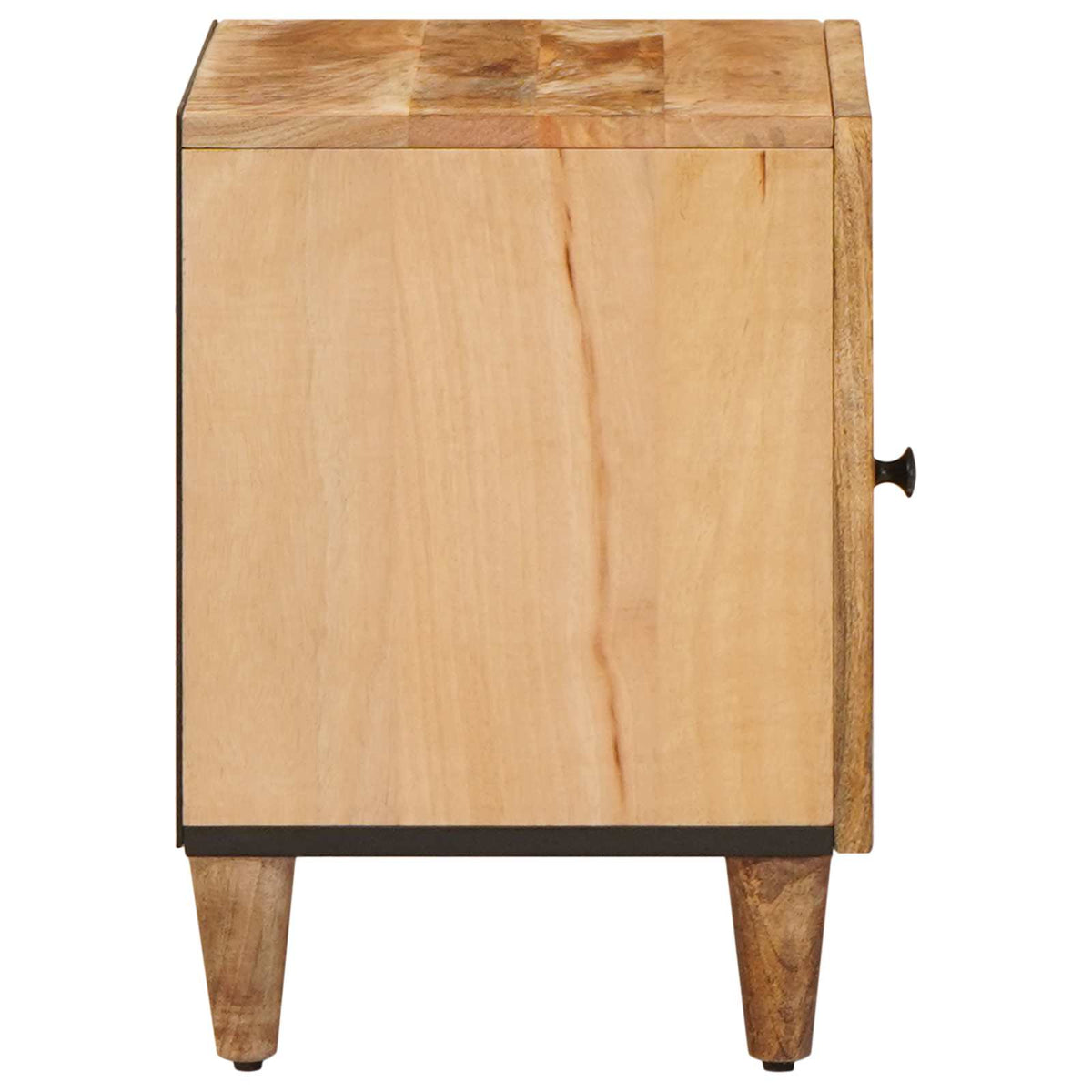 vidaXL Bedside Table Brown 40 x 33 x 46 cm Solid Mango Wood 4