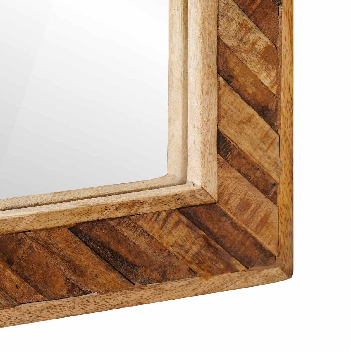 vidaXL Mirror Brown 70 x 50 x 2.5 cm Glass 5