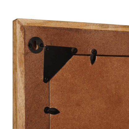 vidaXL Mirror Brown 70 x 50 x 2.5 cm Glass 6
