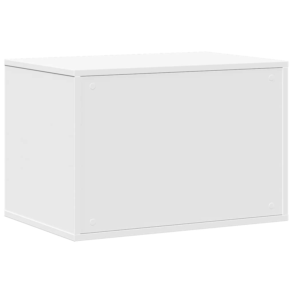 857724 vidaXL Cat Litter Box Enclosure White 60x40x40 cm Engineered Wood 6