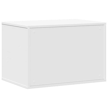 857724 vidaXL Cat Litter Box Enclosure White 60x40x40 cm Engineered Wood 6