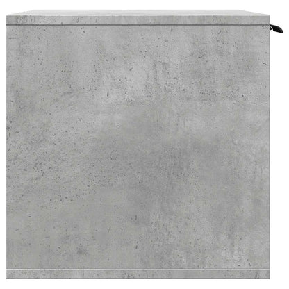vidaXL Cat Litter Box Enclosure Concrete Grey 60x40x40 cm Engineered Wood 6