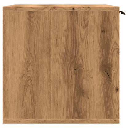 vidaXL Cat Litter Box Enclosure Artisian Oak 60x40x40 cm Engineered Wood 6
