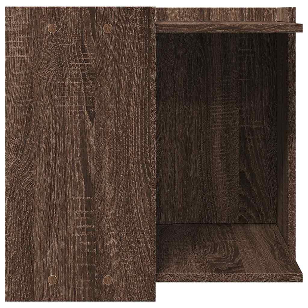 vidaXL Cat Litter Box Enclosure Brown Oak 53 x 53 x 51 cm 6