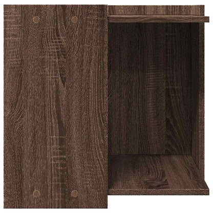 vidaXL Cat Litter Box Enclosure Brown Oak 53 x 53 x 51 cm 6