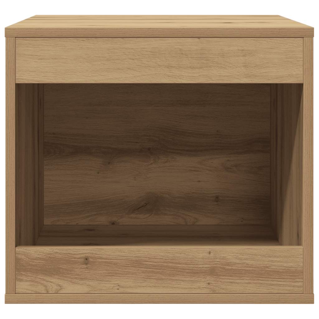 vidaXL Cat Litter Box Enclosure Artisian Oak 47x59x42 cm Engineered Wood 4