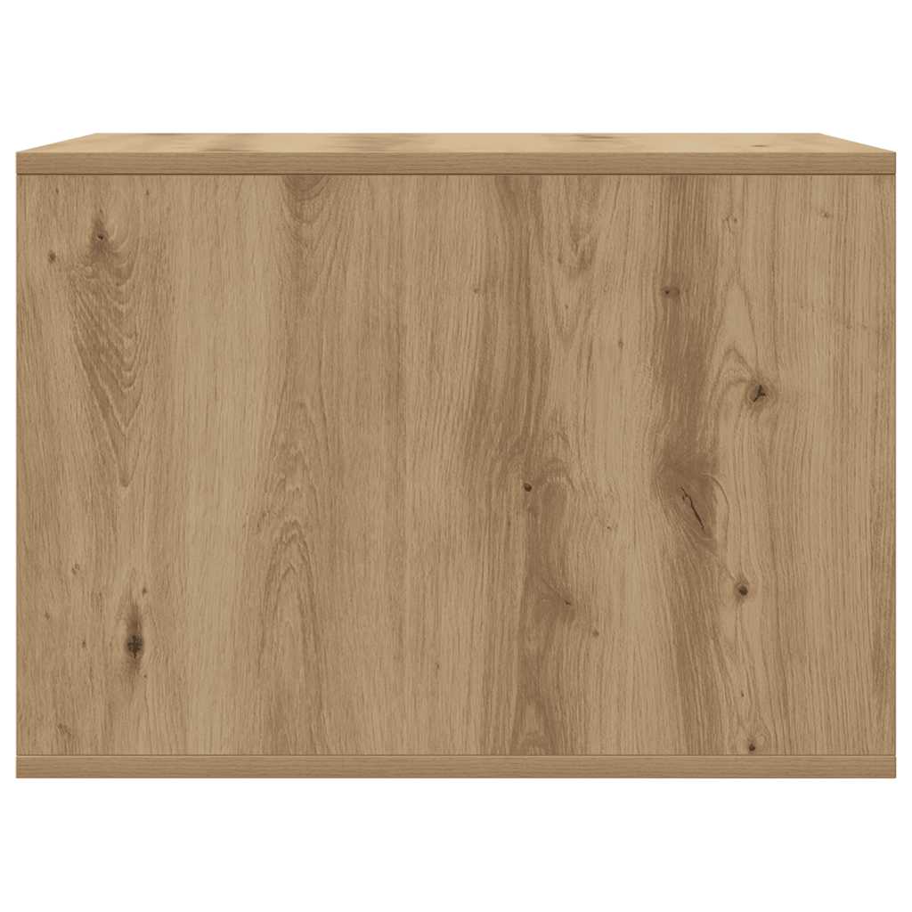 vidaXL Cat Litter Box Enclosure Artisian Oak 47x59x42 cm Engineered Wood 5