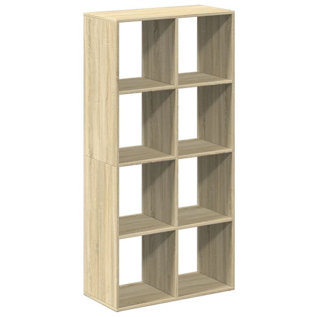 vidaXL Room Divider Bookcase Sonoma Oak 69,5x29x137,5 cm Engineered Wood 2