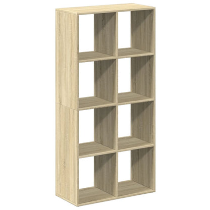 vidaXL Room Divider Bookcase Sonoma Oak 69,5x29x137,5 cm Engineered Wood 2