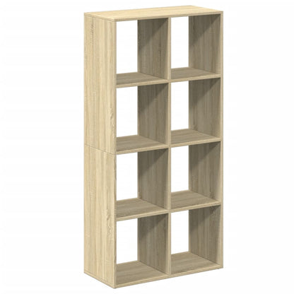 vidaXL Room Divider Bookcase Sonoma Oak 69,5x29x137,5 cm Engineered Wood 6