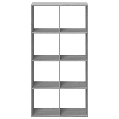 vidaXL Room Divider Bookcase Grey Sonoma 69,5x29x137,5 cm Engineered Wood 5