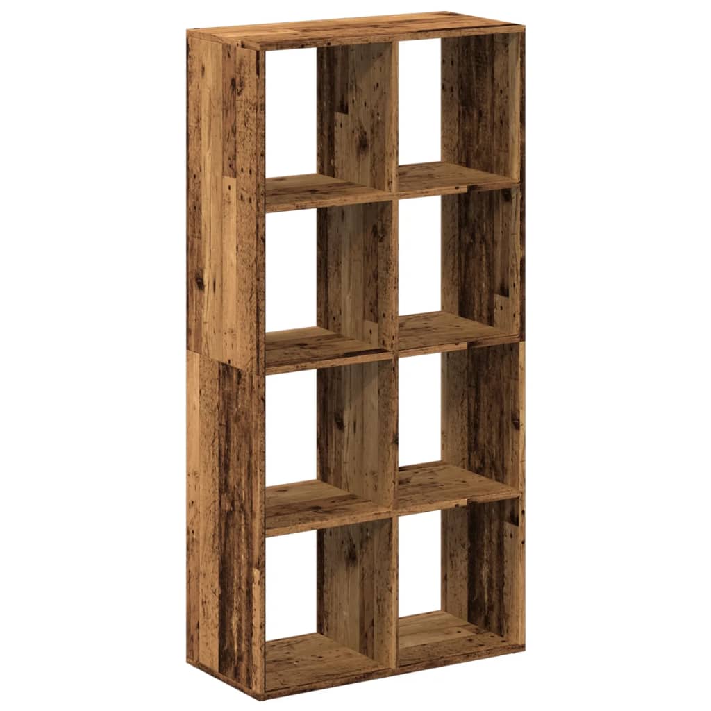 vidaXL Room Divider Bookcase Old Wood 69,5x29x137,5 cm Engineered Wood 2