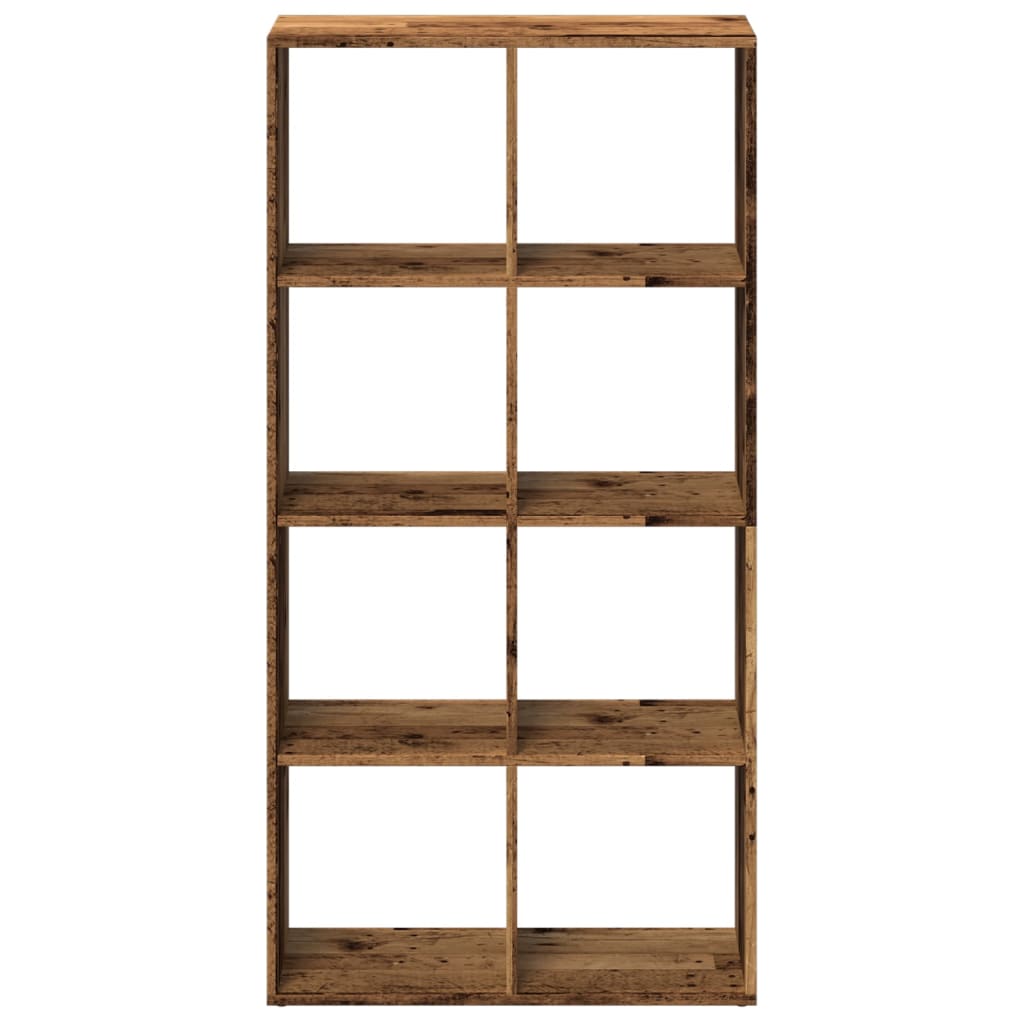 vidaXL Room Divider Bookcase Old Wood 69,5x29x137,5 cm Engineered Wood 5
