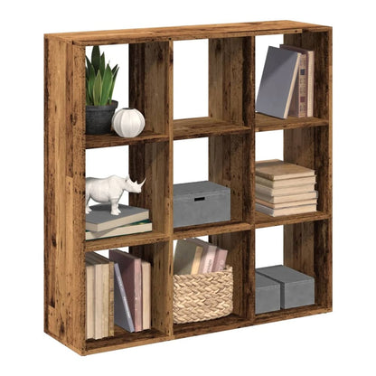 Room Divider Bookcase 102x29x103.5 cm Old wood
