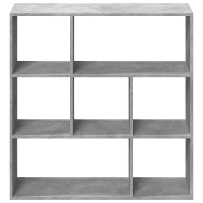vidaXL Room Divider Bookcase Concrete Grey 102x29x103,5 cm Engineered Wood 5