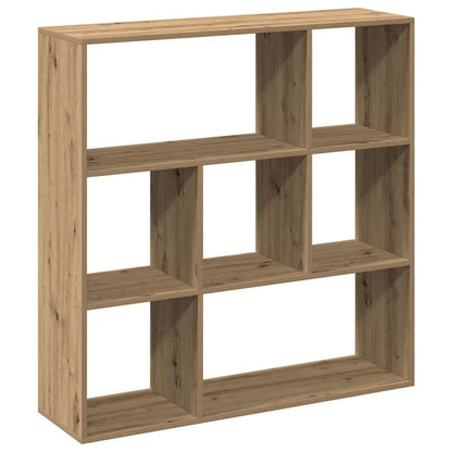 vidaXL Room Divider Bookcase Artisan Oak 102x29x103,5 cm Engineered Wood 6