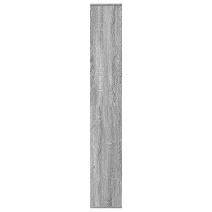 vidaXL Room Divider Bookcase Grey Sonoma 67x25x161.5 cm Engineered Wood 6