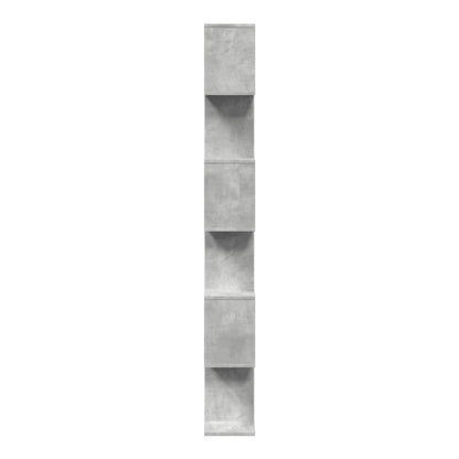 Room Divider Bookcase 6-Tier 70x24x193 cm Concrete grey