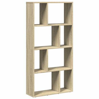 vidaXL Bookcase Sonoma Oak 60x20x120,5 cm Engineered Wood 2
