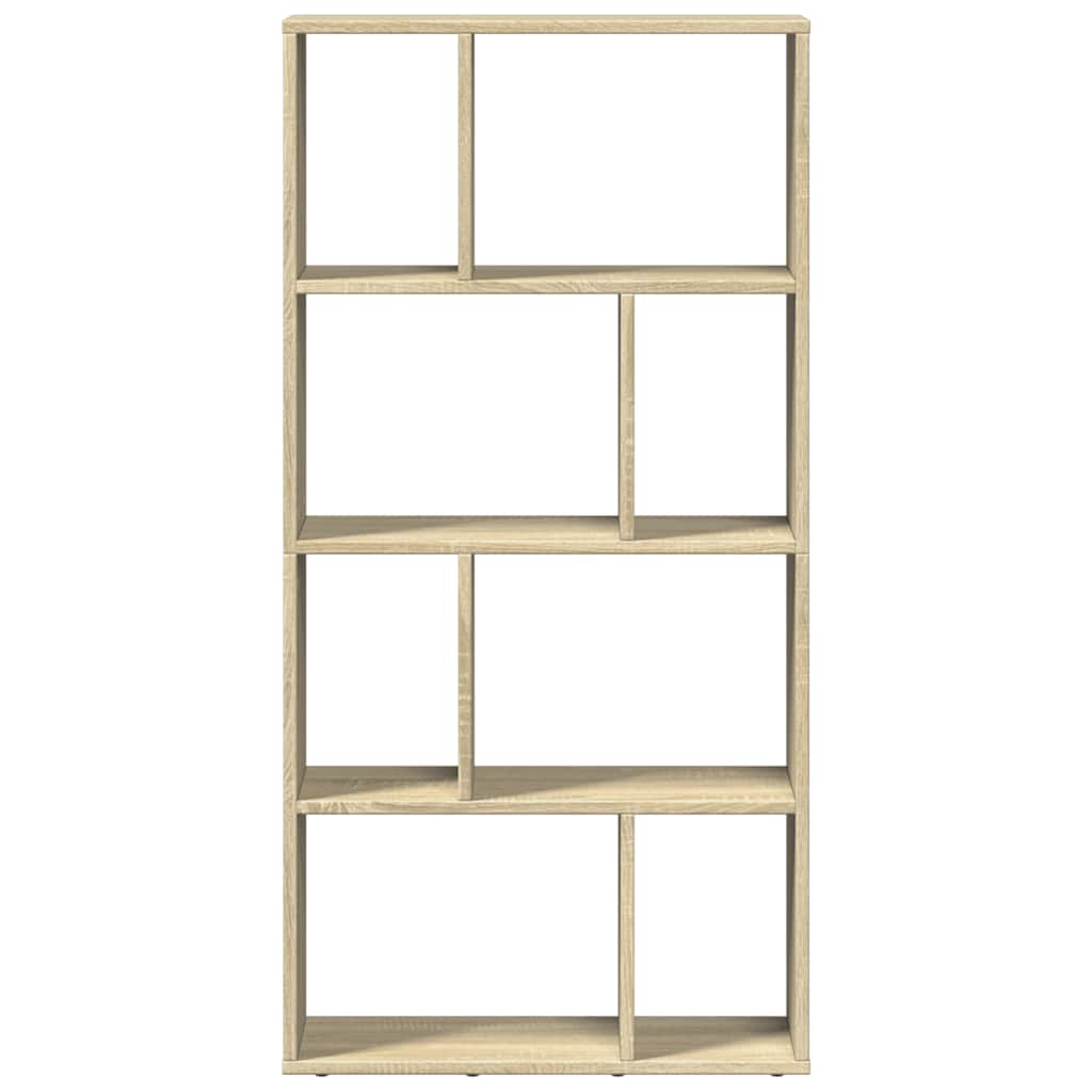 vidaXL Bookcase Sonoma Oak 60x20x120,5 cm Engineered Wood 5