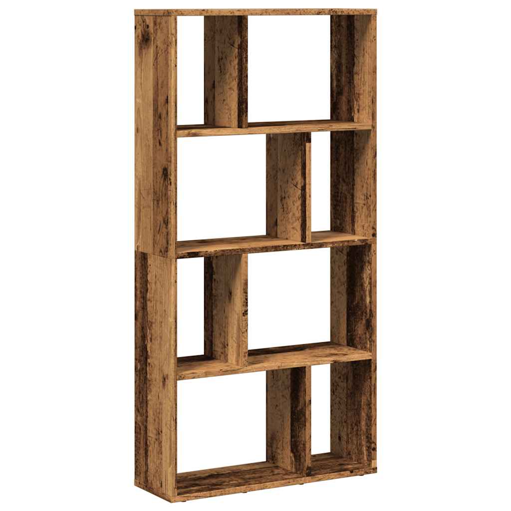 vidaXL Bookcase Old Wood 60x20x120,5 cm Engineered Wood 2