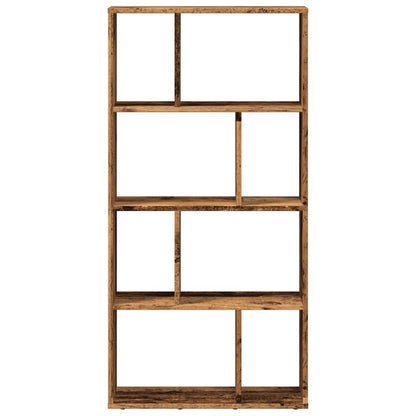 vidaXL Bookcase Old Wood 60x20x120,5 cm Engineered Wood 5