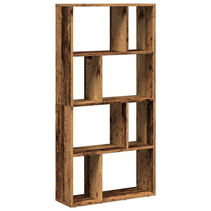 vidaXL Bookcase Old Wood 60x20x120,5 cm Engineered Wood 6