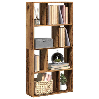 vidaXL Bookcase Old Wood 60x20x120,5 cm Engineered Wood 1