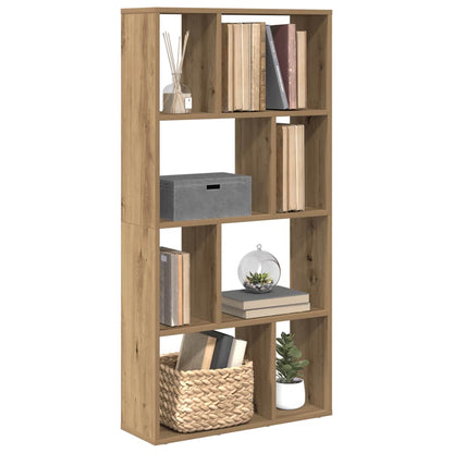 vidaXL Bookcase Artisian Oak 60x20x120,5 cm Engineered Wood 1