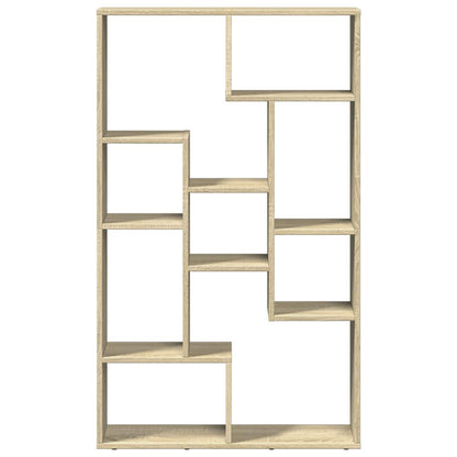 vidaXL Bookcase Sonoma Oak 72x20x120,5 cm Engineered Wood 5