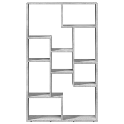 vidaXL Bookcase Concrete Grey 72x20x120,5 cm Engineered Wood 5