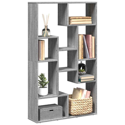 vidaXL Bookcase Grey Sonoma 72x20x120,5 cm Engineered Wood 1