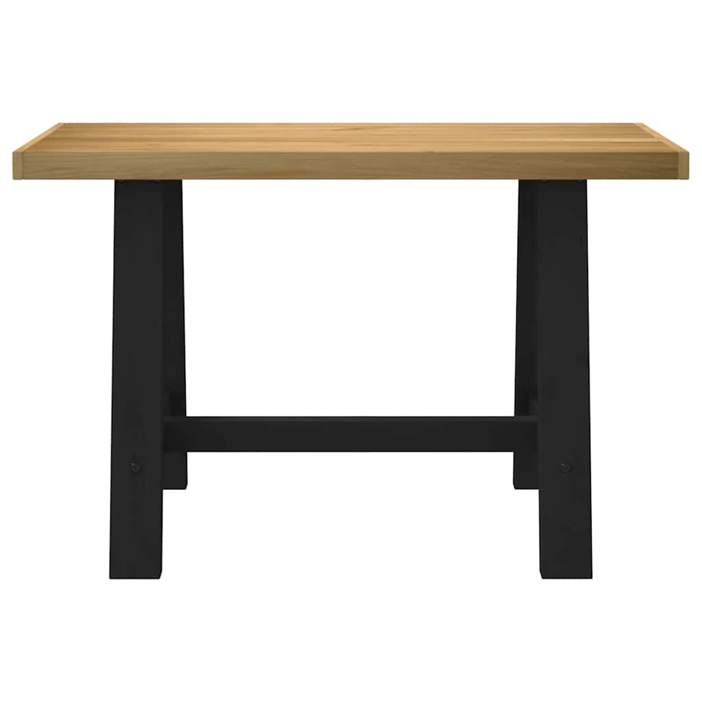 vidaXL Desk NOAIN A-Shaped Legs 120x50x75 cm Solid Wood Pine 3