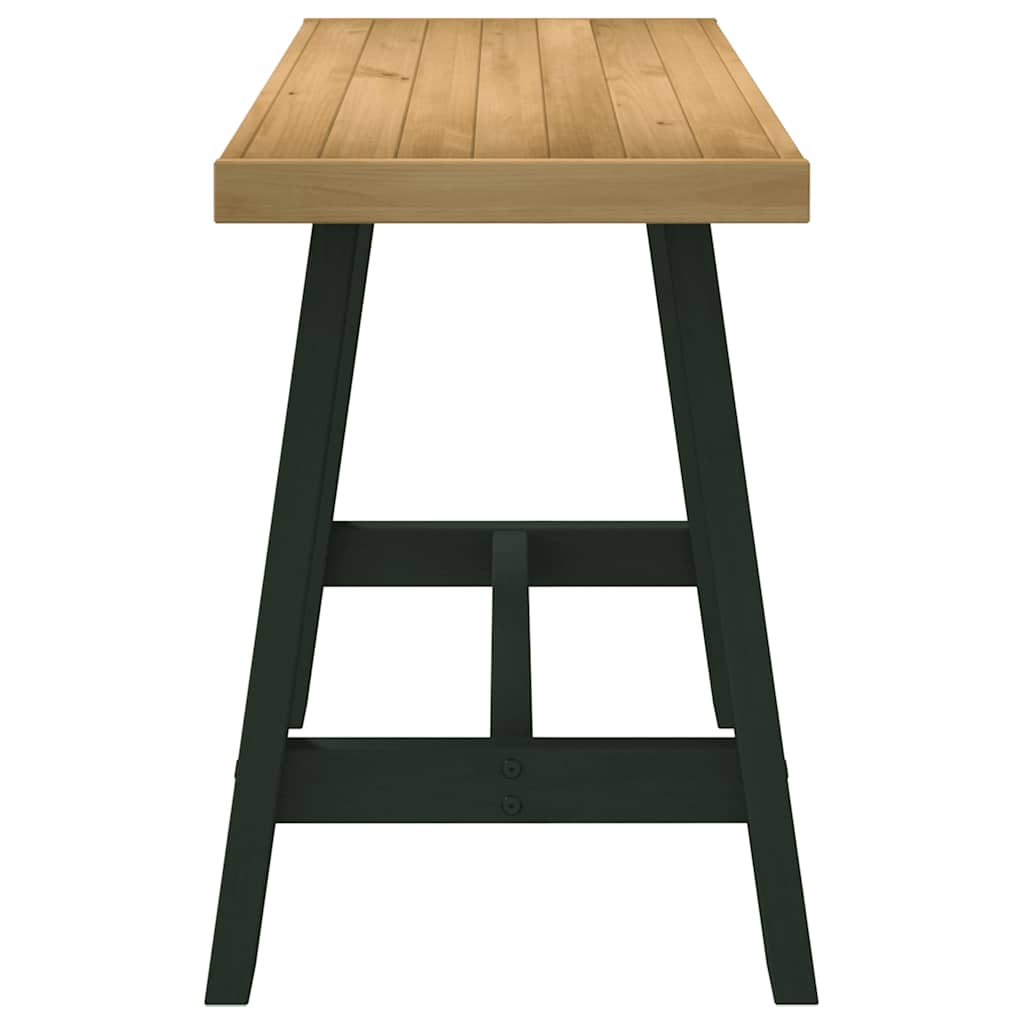 vidaXL Desk NOAIN A-Shaped Legs 120x50x75 cm Solid Wood Pine 4